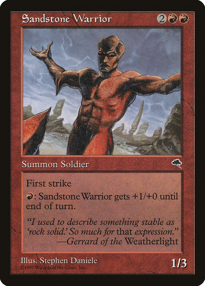 Sandstone Warrior [Tempest] | Gear Gaming Fayetteville