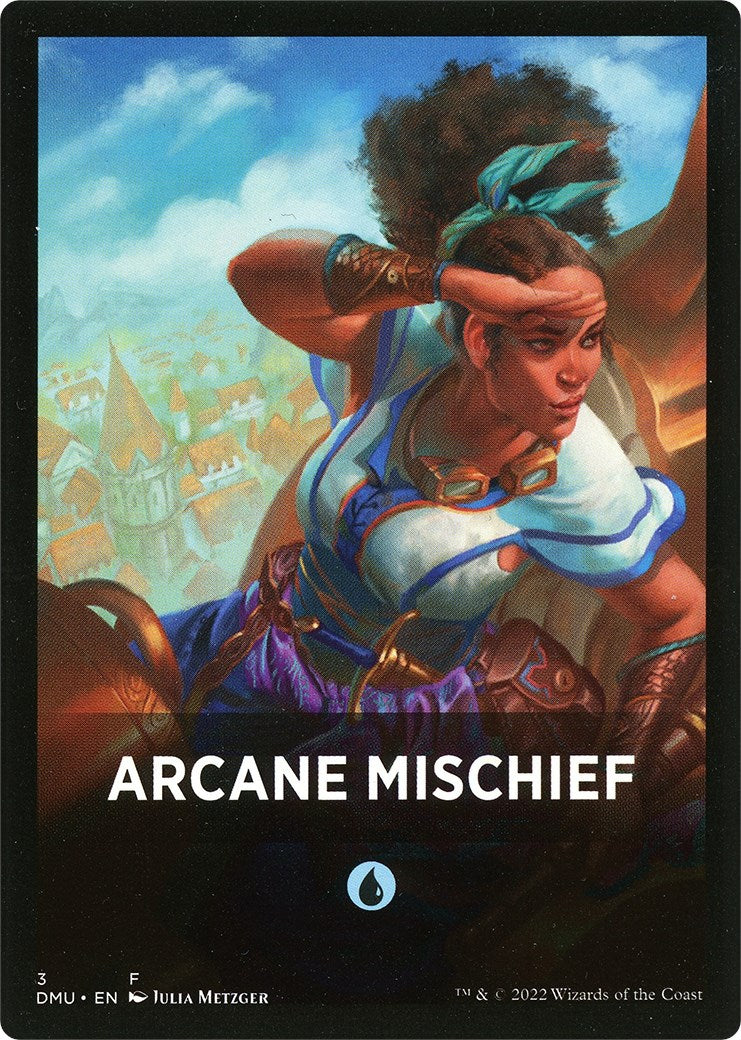 Arcane Mischief Theme Card [Dominaria United Tokens] | Gear Gaming Fayetteville