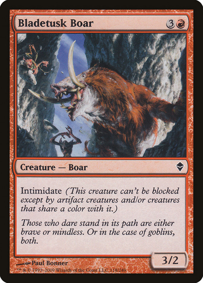 Bladetusk Boar [Zendikar] | Gear Gaming Fayetteville