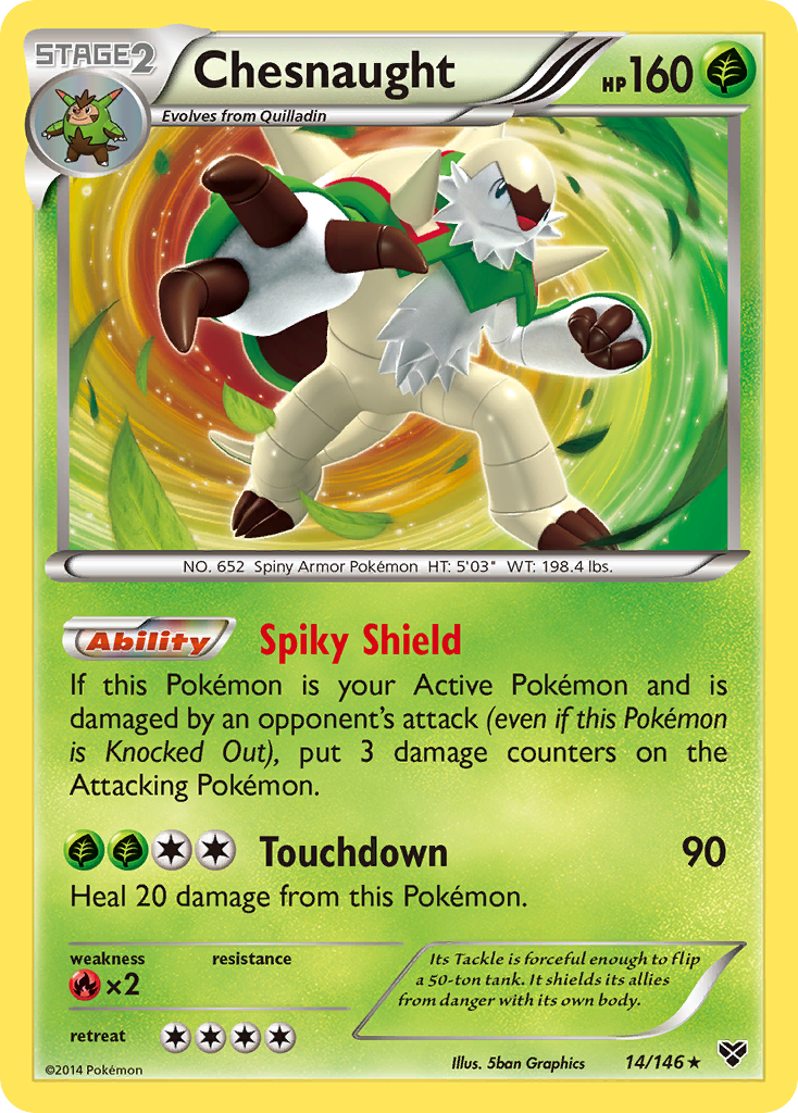 Chesnaught (14/146) [XY: Base Set] | Gear Gaming Fayetteville