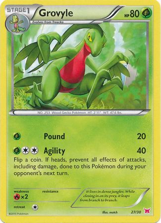 Grovyle (27/30) [XY: Trainer Kit 2 - Latias] | Gear Gaming Fayetteville