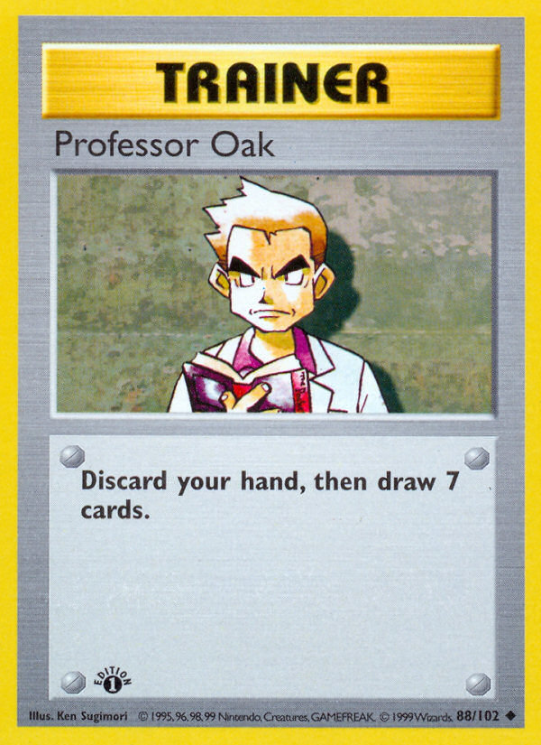 Professor Oak (88/102) (Shadowless) [Base Set 1st Edition] | Gear Gaming Fayetteville