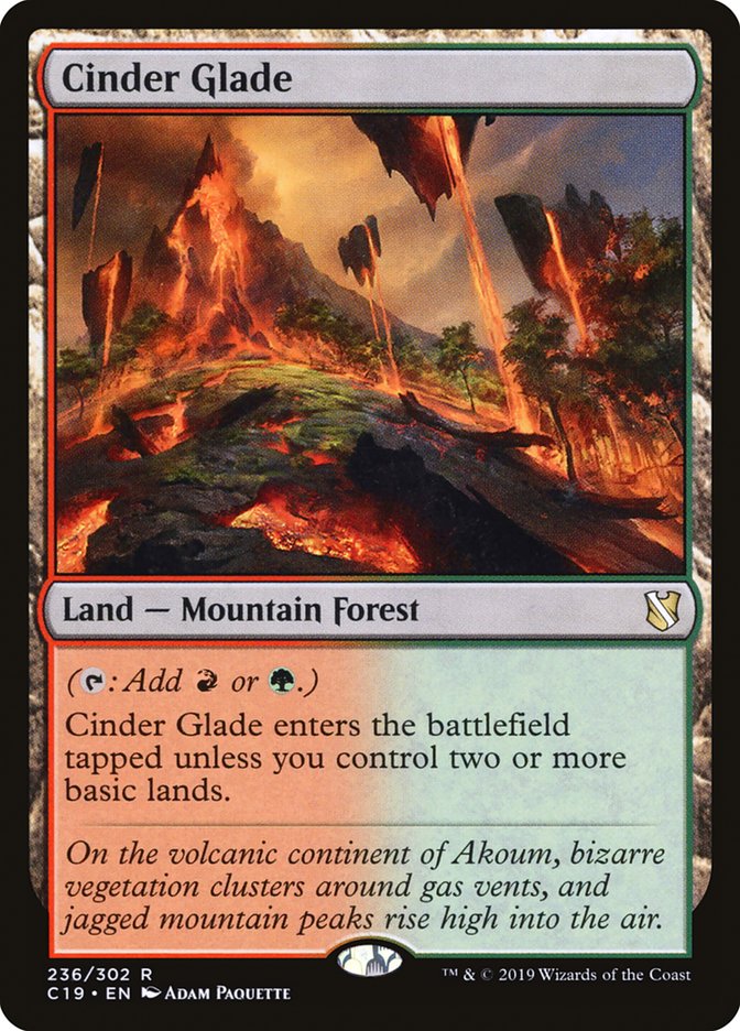 Cinder Glade [Commander 2019] | Gear Gaming Fayetteville