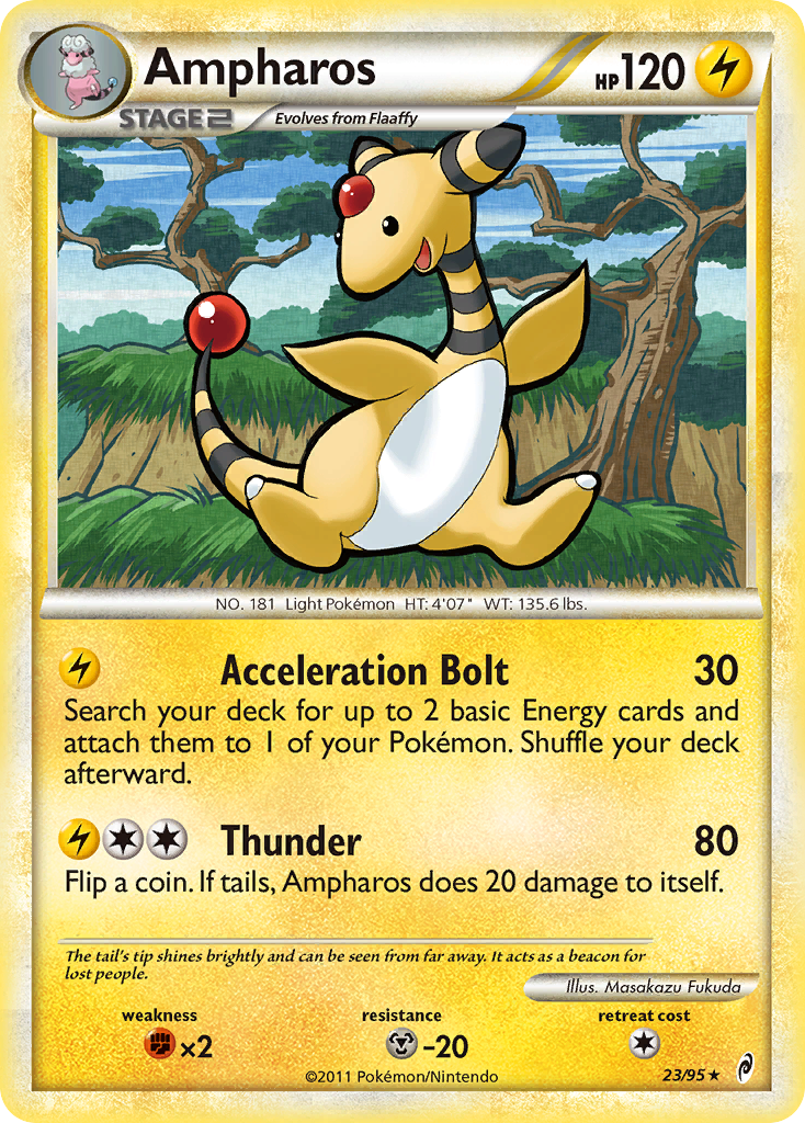 Ampharos (23/95) [HeartGold & SoulSilver: Call of Legends] | Gear Gaming Fayetteville