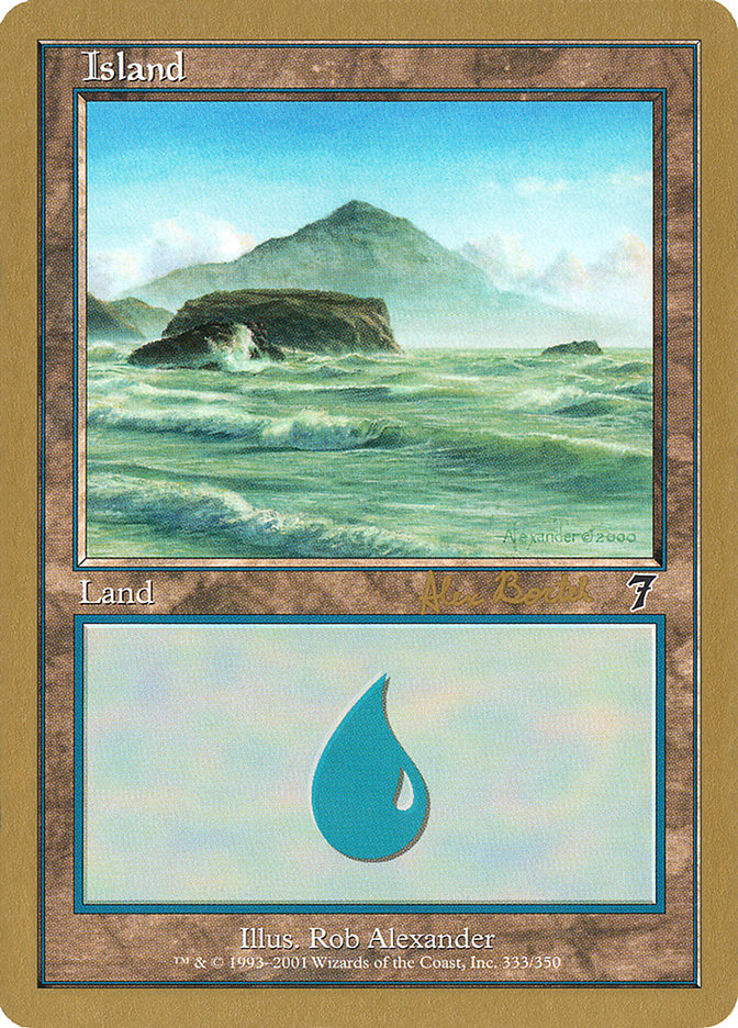 Island (ab333) (Alex Borteh) [World Championship Decks 2001] | Gear Gaming Fayetteville