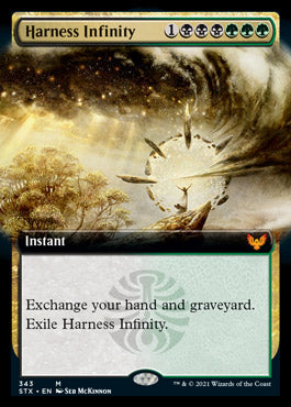 Harness Infinity (Extended Art) [Strixhaven: School of Mages] | Gear Gaming Fayetteville