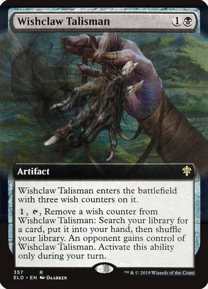 Wishclaw Talisman (Extended Art) [Throne of Eldraine] | Gear Gaming Fayetteville