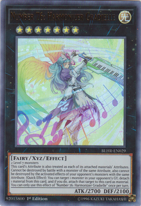 Number 76: Harmonizer Gradielle [BLHR-EN029] Ultra Rare | Gear Gaming Fayetteville