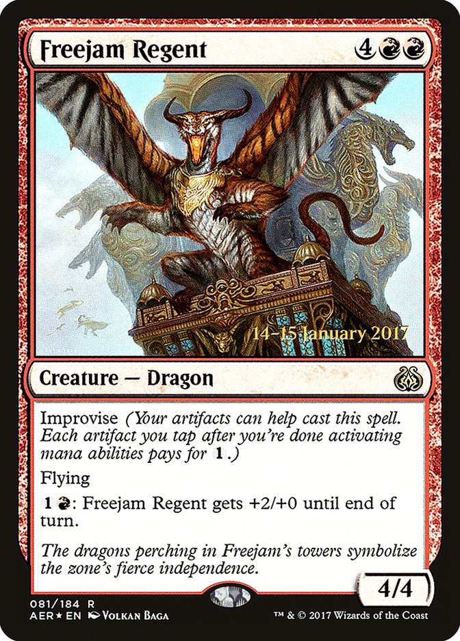 Freejam Regent [Aether Revolt Prerelease Promos] | Gear Gaming Fayetteville