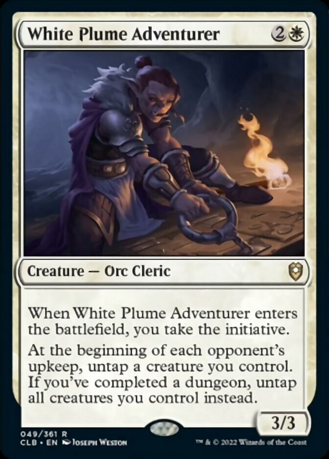 White Plume Adventurer [Commander Legends: Battle for Baldur's Gate] | Gear Gaming Fayetteville