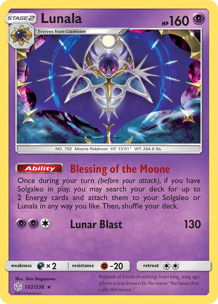 Lunala (102/236) [Sun & Moon: Cosmic Eclipse] | Gear Gaming Fayetteville