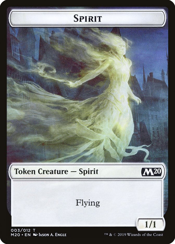 Spirit Token [Core Set 2020 Tokens] | Gear Gaming Fayetteville