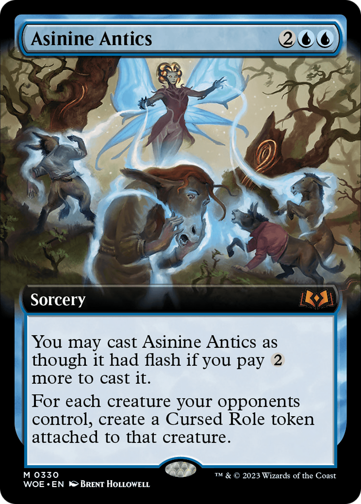 Asinine Antics (Extended Art) [Wilds of Eldraine] | Gear Gaming Fayetteville