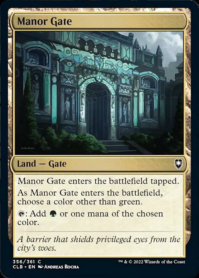 Manor Gate [Commander Legends: Battle for Baldur's Gate] | Gear Gaming Fayetteville