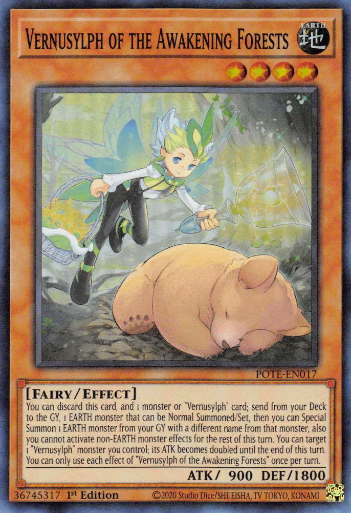 Vernusylph of the Awakening Forests [POTE-EN017] Super Rare | Gear Gaming Fayetteville