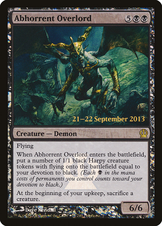 Abhorrent Overlord [Theros Prerelease Promos] | Gear Gaming Fayetteville