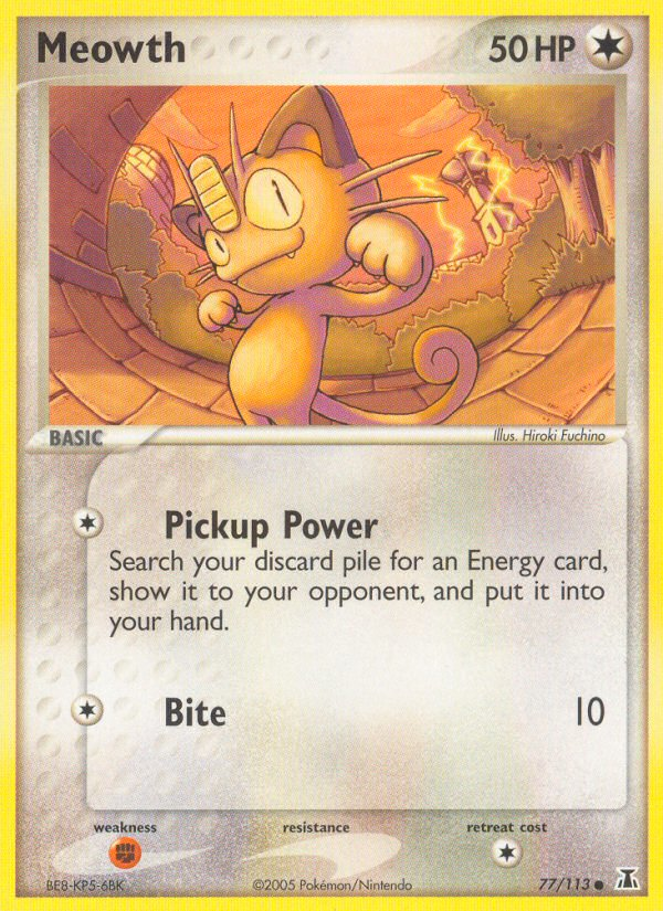 Meowth (77/113) [EX: Delta Species] | Gear Gaming Fayetteville