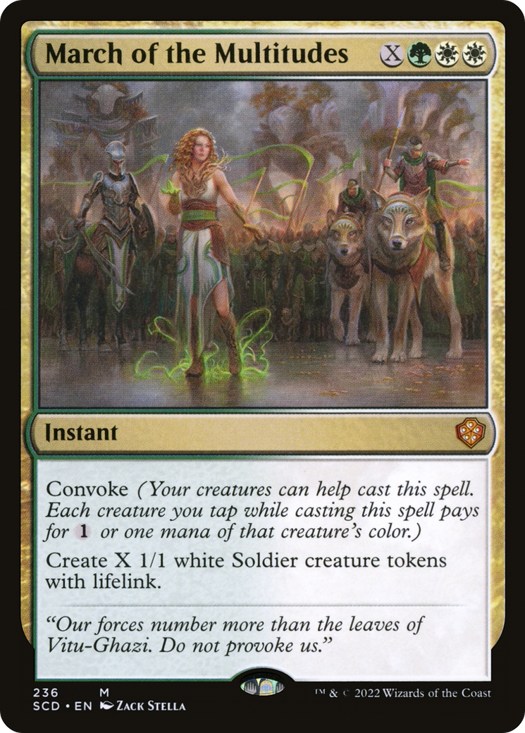 March of the Multitudes [Starter Commander Decks] | Gear Gaming Fayetteville