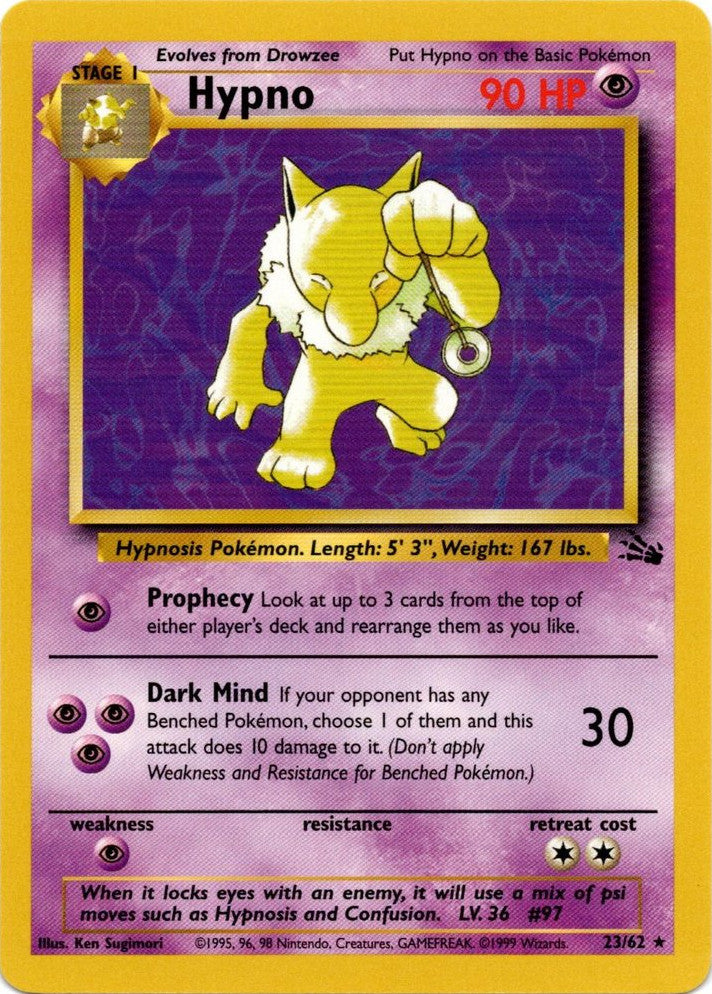 Hypno (23/62) [Fossil Unlimited] | Gear Gaming Fayetteville
