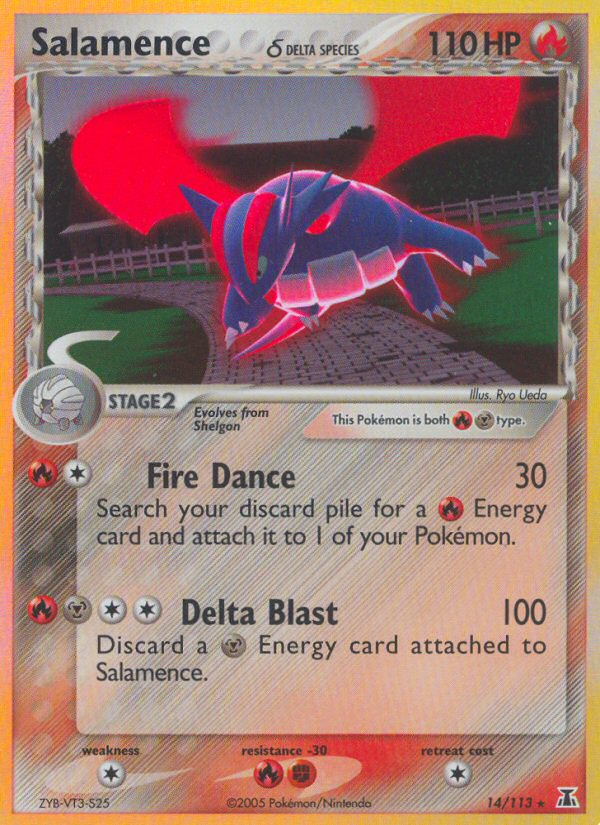 Salamence (14/113) (Delta Species) [EX: Delta Species] | Gear Gaming Fayetteville