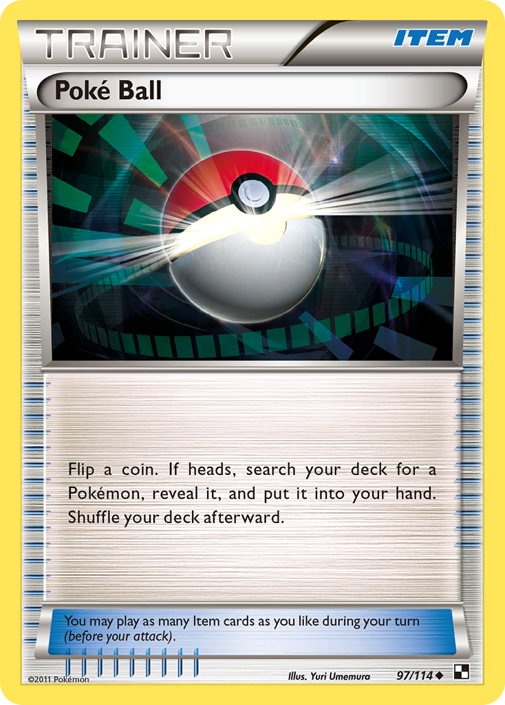 Poke Ball (97/114) [Black & White: Base Set] | Gear Gaming Fayetteville