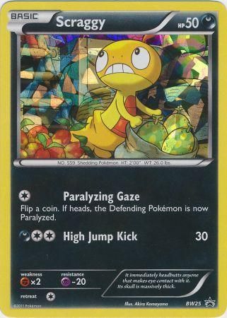 Scraggy (BW25) (Cracked Ice Holo) [Black & White: Black Star Promos] | Gear Gaming Fayetteville