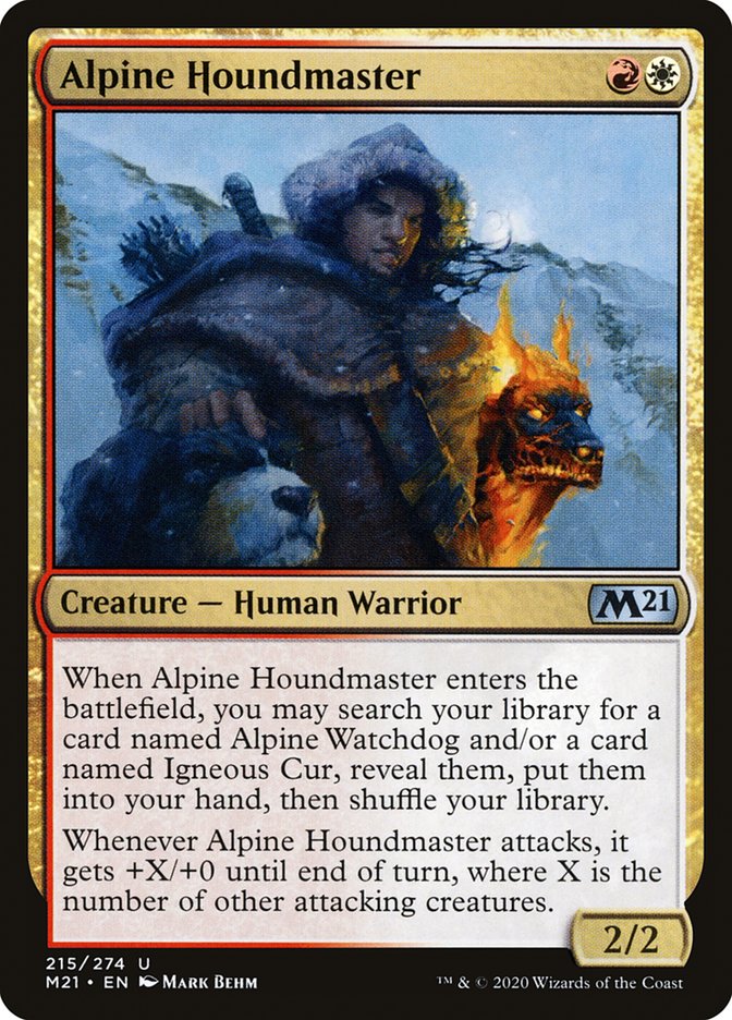 Alpine Houndmaster [Core Set 2021] | Gear Gaming Fayetteville