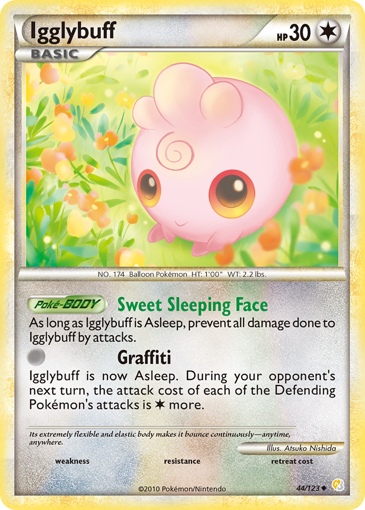 Igglybuff (44/123) [HeartGold & SoulSilver: Base Set] | Gear Gaming Fayetteville