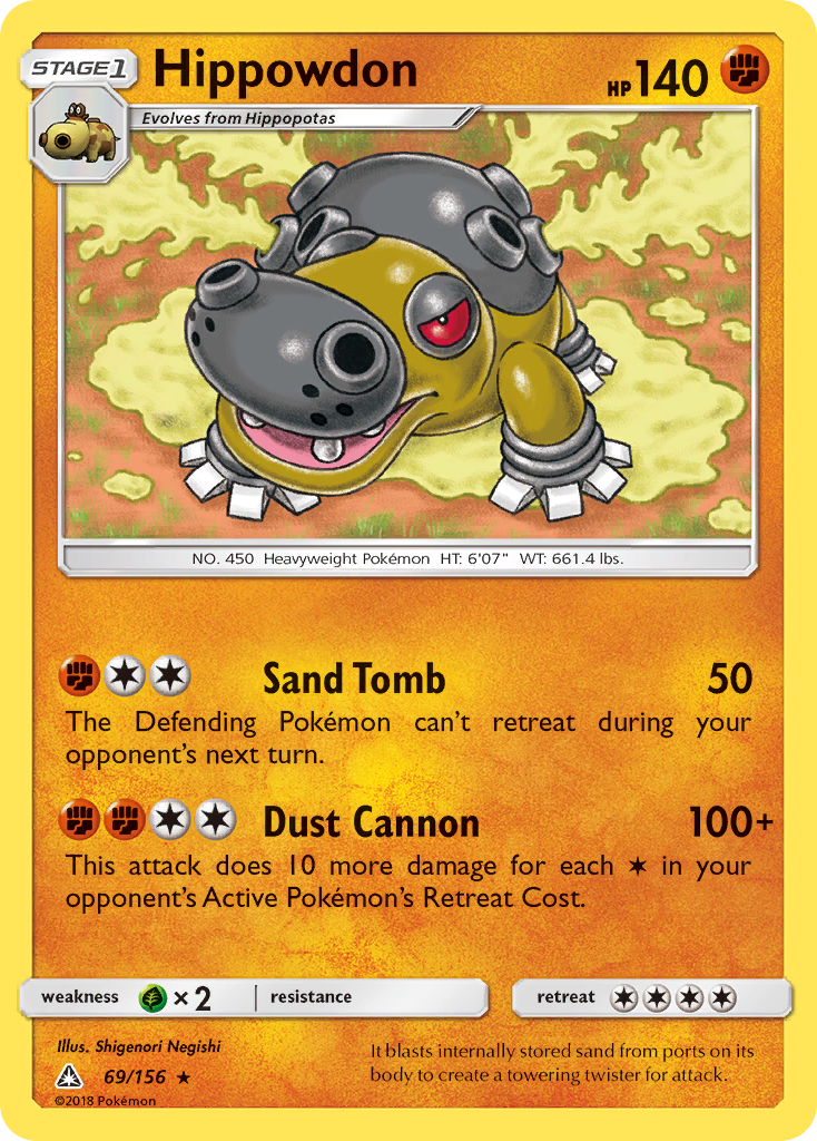 Hippowdon (69/156) [Sun & Moon: Ultra Prism] | Gear Gaming Fayetteville