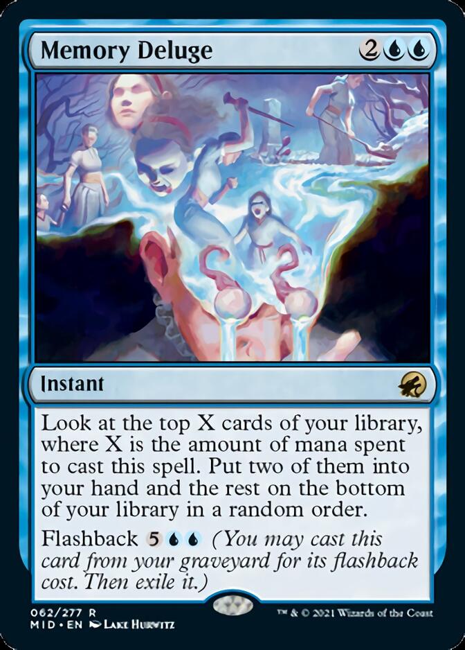 Memory Deluge [Innistrad: Midnight Hunt] | Gear Gaming Fayetteville