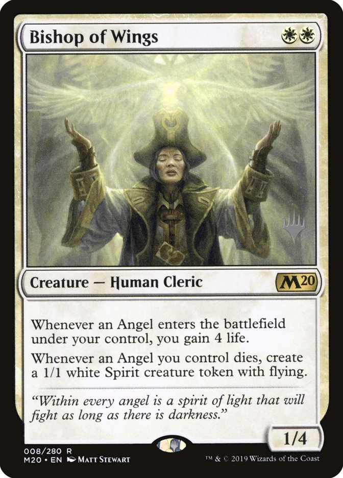 Bishop of Wings (Promo Pack) [Core Set 2020 Promos] | Gear Gaming Fayetteville