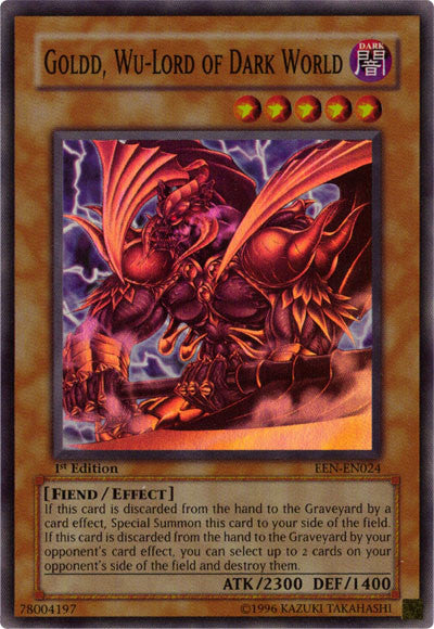 Goldd, Wu-Lord of Dark World [EEN-EN024] Super Rare | Gear Gaming Fayetteville