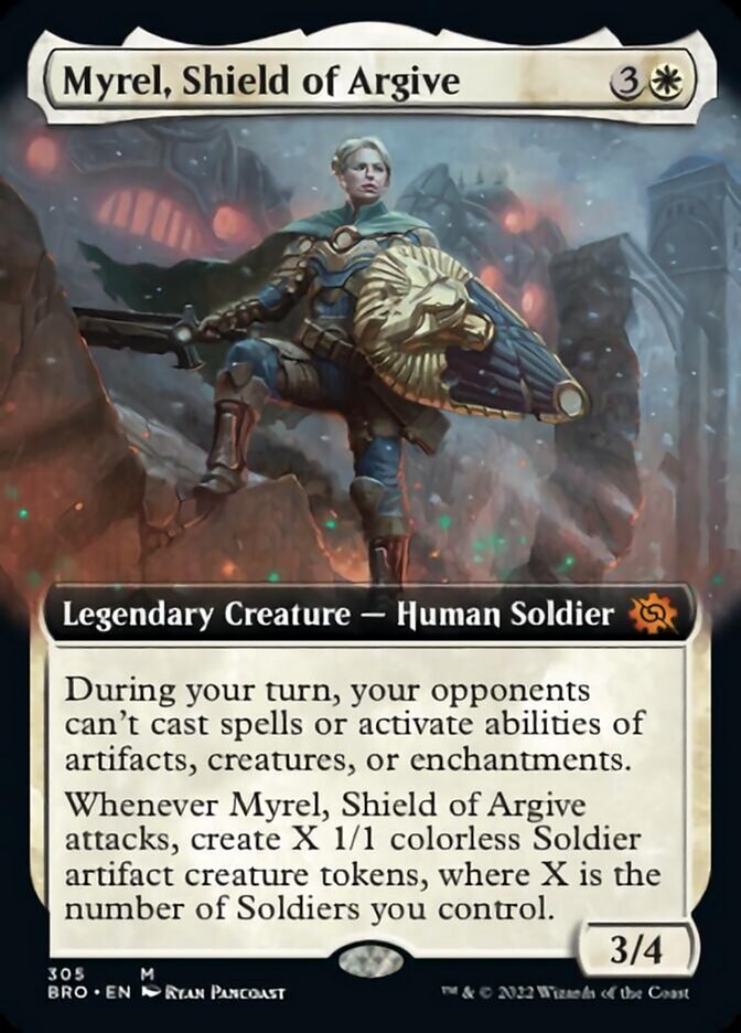 Myrel, Shield of Argive (Extended Art) [The Brothers' War] | Gear Gaming Fayetteville