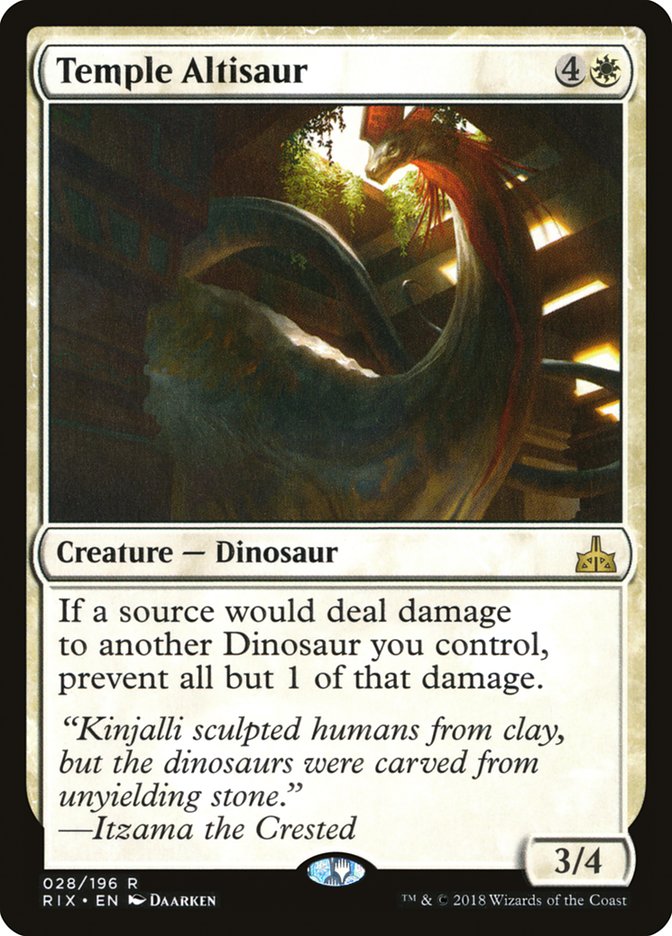 Temple Altisaur [Rivals of Ixalan] | Gear Gaming Fayetteville