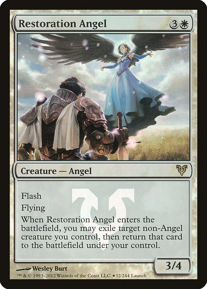 Restoration Angel (Launch) [Avacyn Restored Prerelease Promos] | Gear Gaming Fayetteville