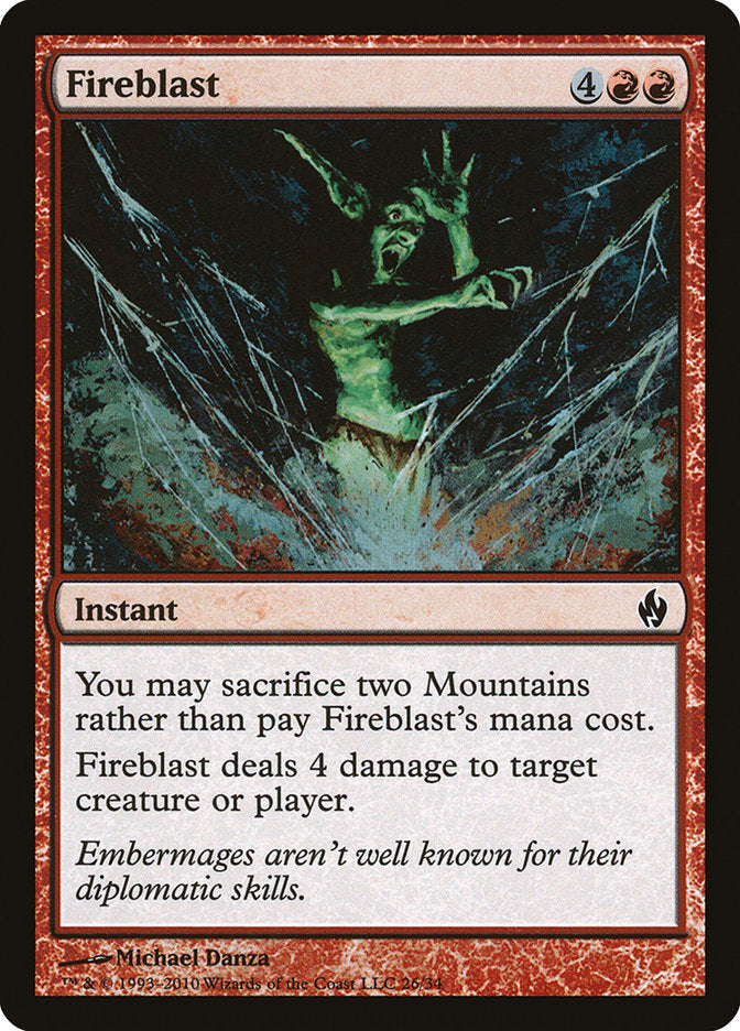 Fireblast [Premium Deck Series: Fire and Lightning] | Gear Gaming Fayetteville