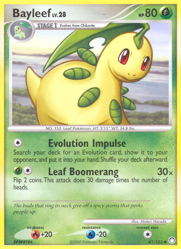 Bayleef (41/123) [Diamond & Pearl: Mysterious Treasures] | Gear Gaming Fayetteville