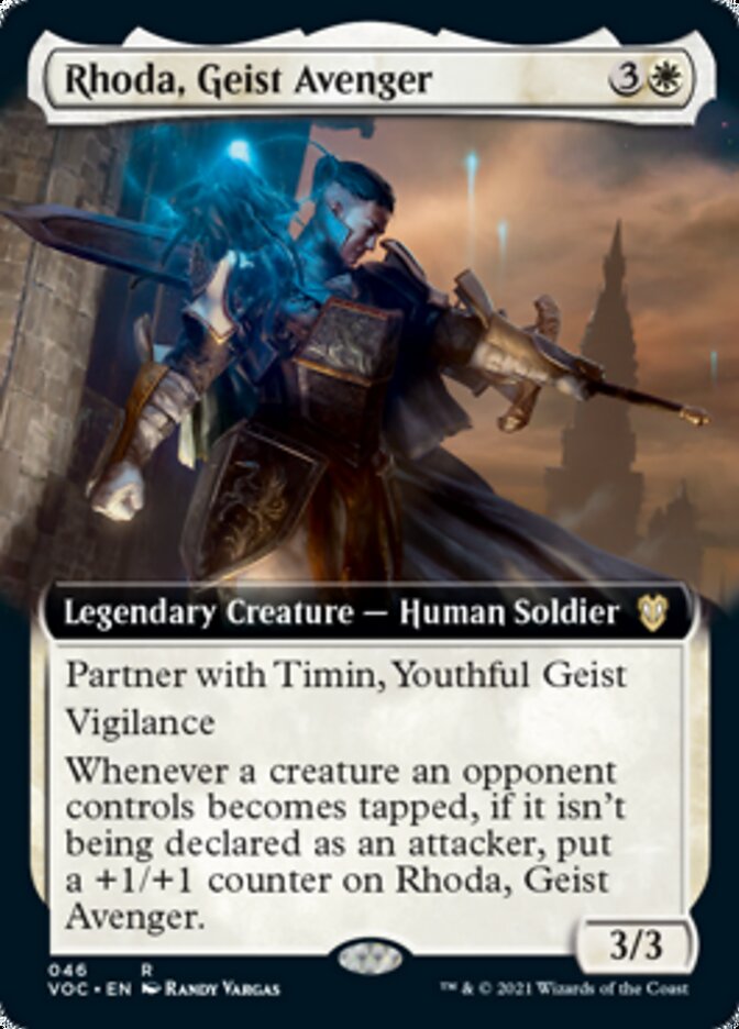 Rhoda, Geist Avenger (Extended Art) [Innistrad: Crimson Vow Commander] | Gear Gaming Fayetteville