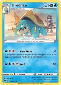 Drednaw (039/185) (Cracked Ice Holo) (Theme Deck Exclusive) [Sword & Shield: Vivid Voltage] | Gear Gaming Fayetteville