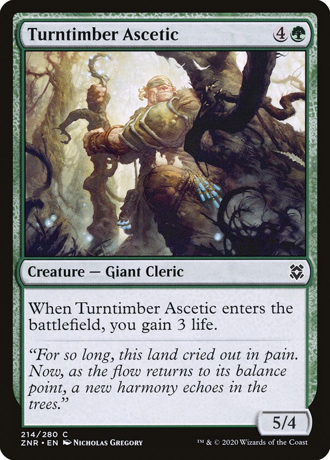 Turntimber Ascetic [Zendikar Rising] | Gear Gaming Fayetteville