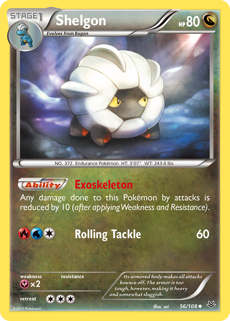 Shelgon (56/108) [XY: Roaring Skies] | Gear Gaming Fayetteville