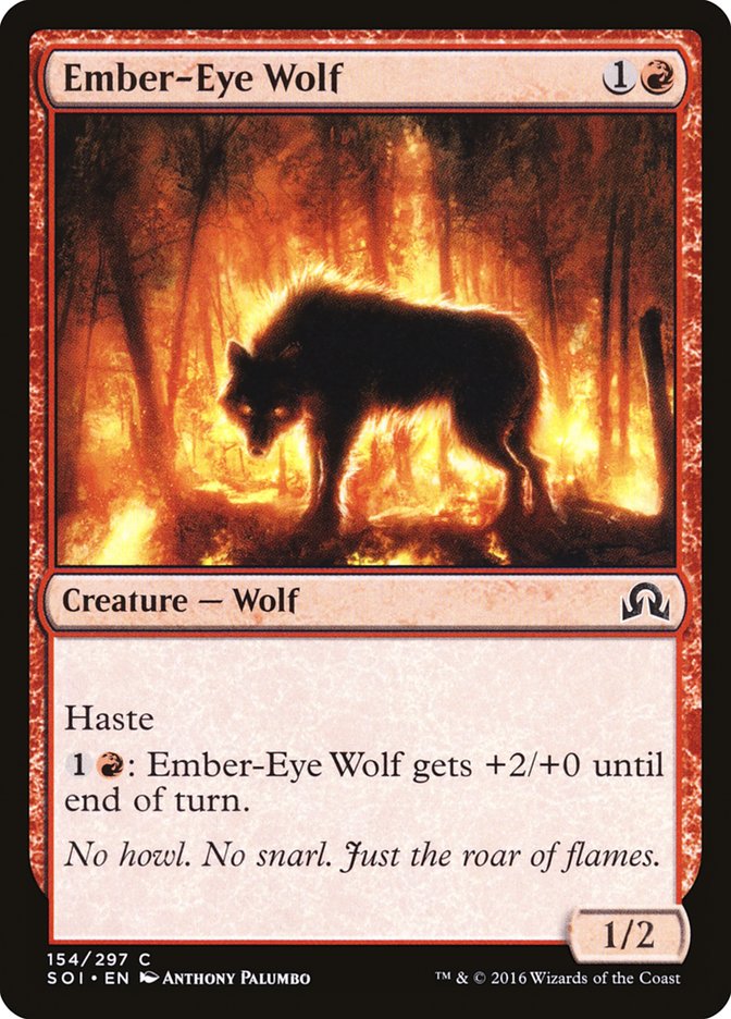 Ember-Eye Wolf [Shadows over Innistrad] | Gear Gaming Fayetteville