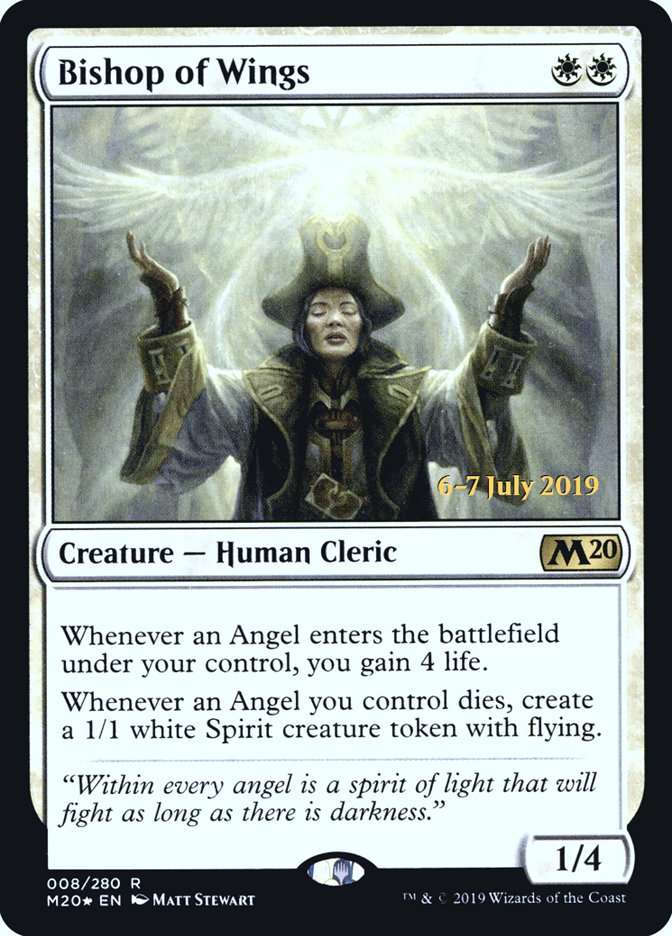 Bishop of Wings [Core Set 2020 Prerelease Promos] | Gear Gaming Fayetteville