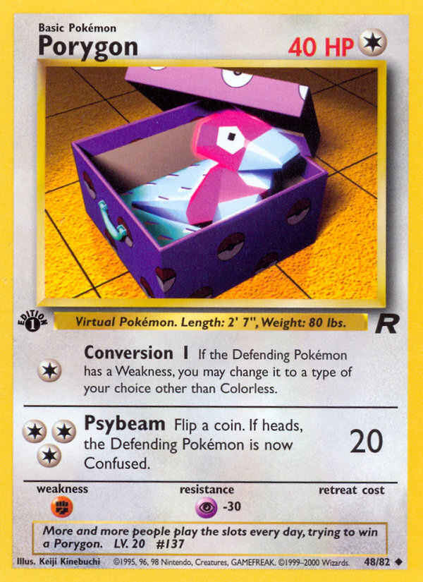 Porygon (48/82) [Team Rocket 1st Edition] | Gear Gaming Fayetteville