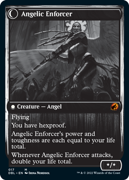 Enduring Angel // Angelic Enforcer [Innistrad: Double Feature] | Gear Gaming Fayetteville