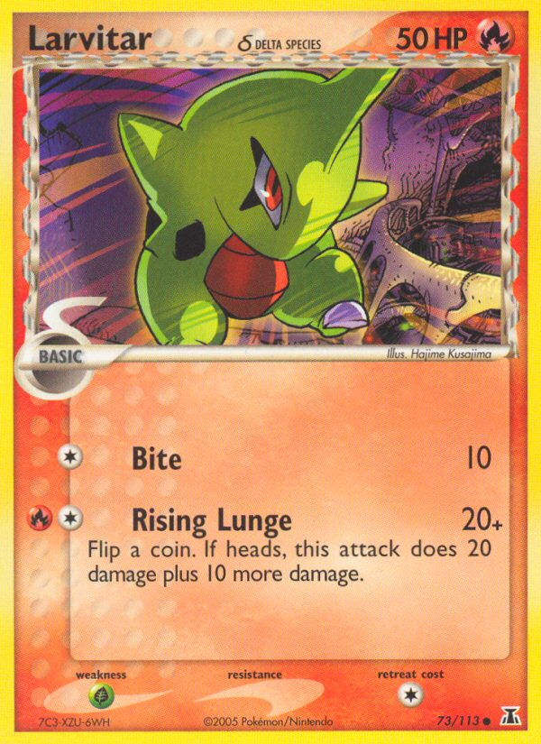 Larvitar (73/113) (Delta Species) [EX: Delta Species] | Gear Gaming Fayetteville