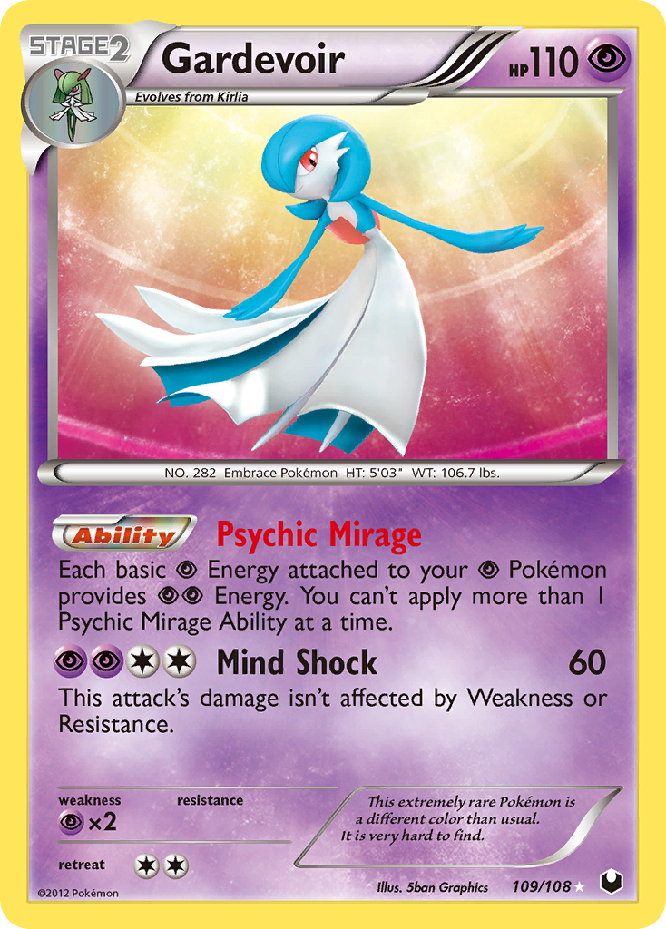 Gardevoir (109/108) [Black & White: Dark Explorers] | Gear Gaming Fayetteville