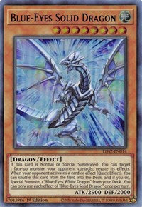 Blue-Eyes Solid Dragon (Purple) [LDS2-EN014] Ultra Rare | Gear Gaming Fayetteville