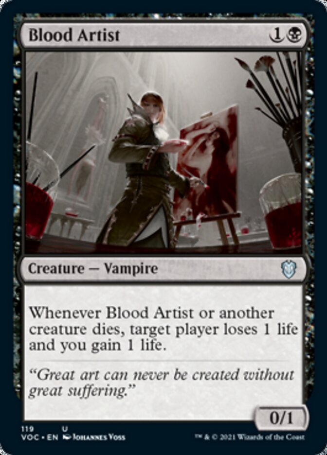 Blood Artist [Innistrad: Crimson Vow Commander] | Gear Gaming Fayetteville