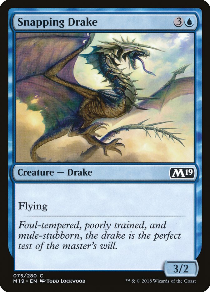 Snapping Drake [Core Set 2019] | Gear Gaming Fayetteville